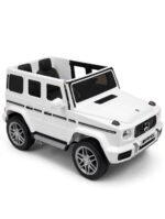 Kids G-Wagon Electric Ride-On Car JEEP 6688 Mercedes AMG Style - White - Image 3