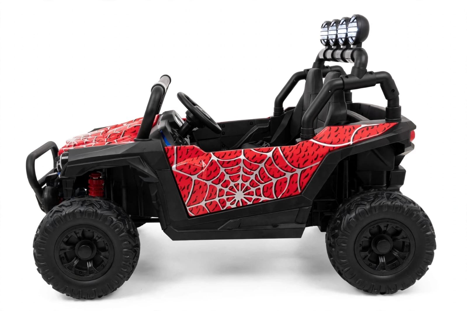 Kids 2-Seater UTV Buggy - Red and Black - image 2