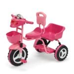 Kids Tricycle with Push Handle KB-042 - Pink Space Astronaut - Image 2