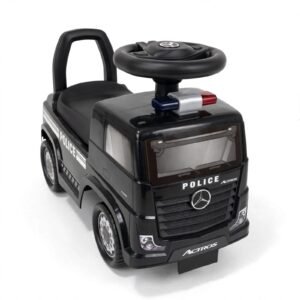 Kids Police Truck Ride-On 3316 Mercedes Actros Style - Black
