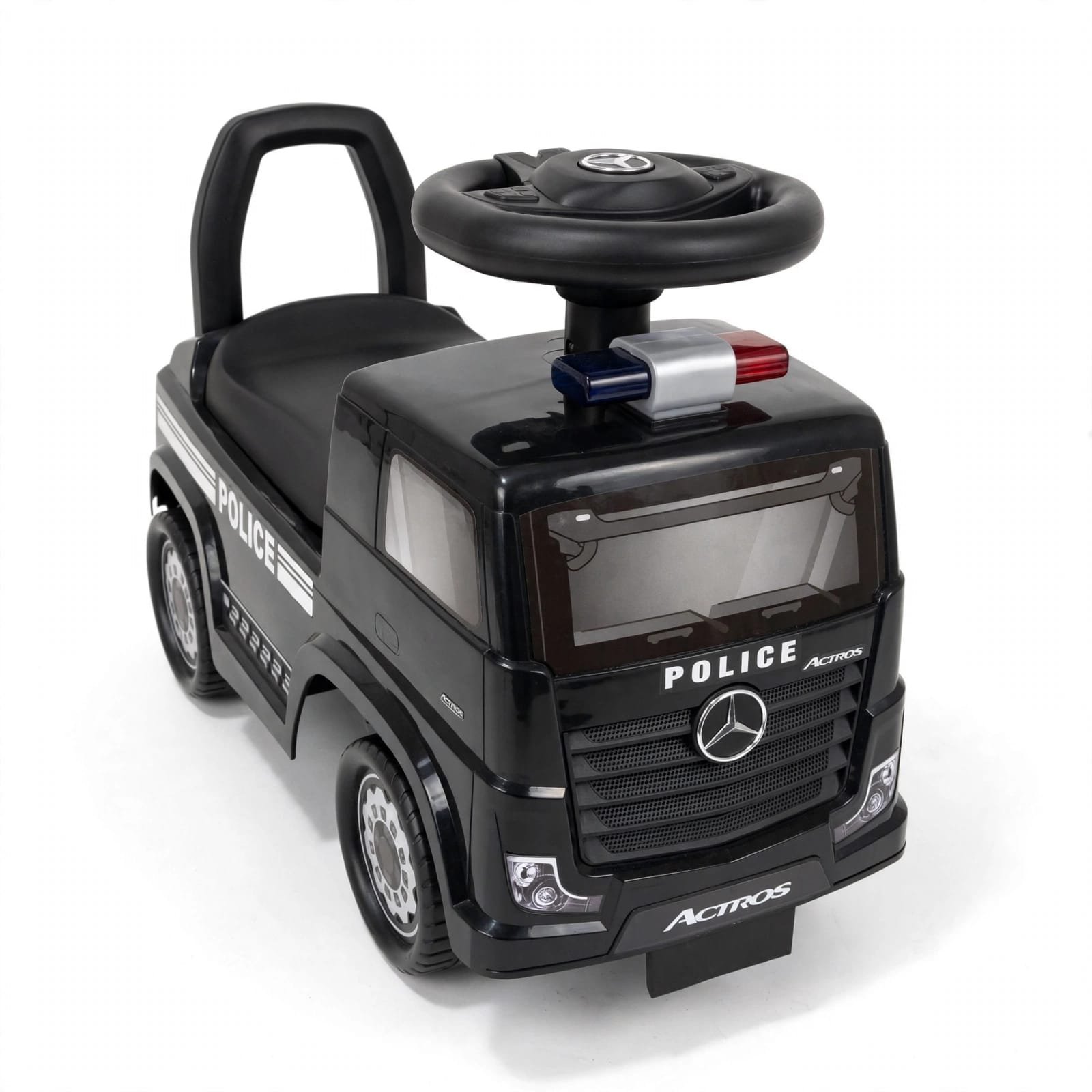 Kids Police Truck Ride-On - Black - image 1