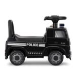 Kids Police Truck Ride-On 3316 Mercedes Actros Style - Black - Image 2