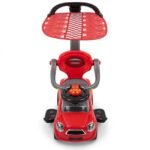 Kids Push Car with Canopy 129 Chicago Quick Coupe - Red