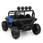 Kids Electric UTV Buggy 918R EVA Leather-Style 1000R - Blue and Black - Image 3