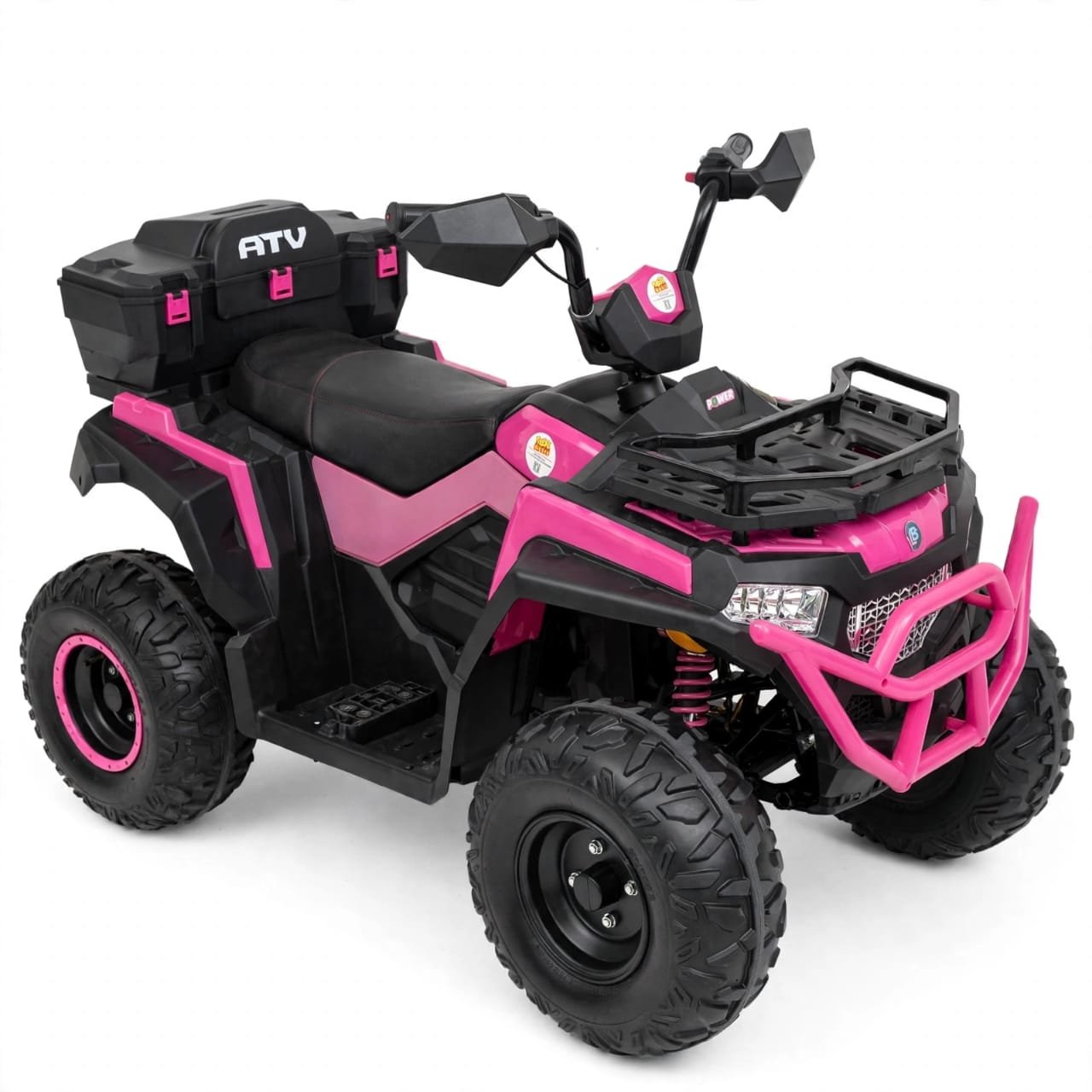 Kids Quad Bike ATV - Pink and Black - image 1