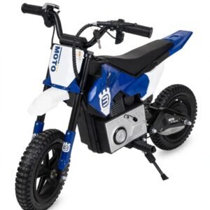 Kids Electric Dirt Bike SM09 Emotors MOTO - Blue and White