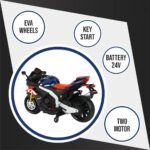 Aprilia Kids Motor Bike 24V Licensed Electric Ride On Bike - Image 4