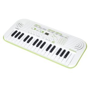 Casio SA-50H2 32 Mini Keyboard - White/Green 32 Keys 10 Songs