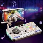 DJ Mixer 8D-8B - Kids DJ Mixing Console with Tempo Pads Loops - Image 2