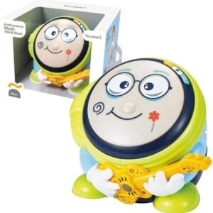 Drum Toy 6338 - Dancing Astronaut Drum with Guitar 18m+ Lights Music
