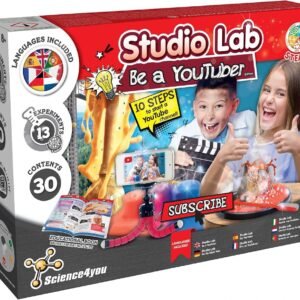 Science4You Studio Lab Be a YouTuber Edition - 13 Experiments 30 Contents