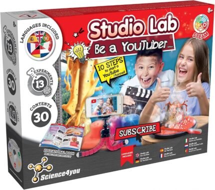 Science4You Studio Lab Be a YouTuber Edition - 13 Experiments 30 Contents