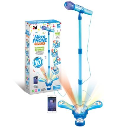 YH098-HZ4 Microphone Stand with Music Light Mobile Phone MP3 Play 10 Voices