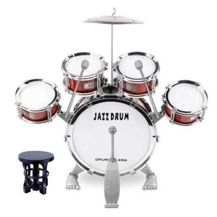 Jazz Drum Set 586-360 - Wooden Finish Premium Jazz Drum Kit Professional